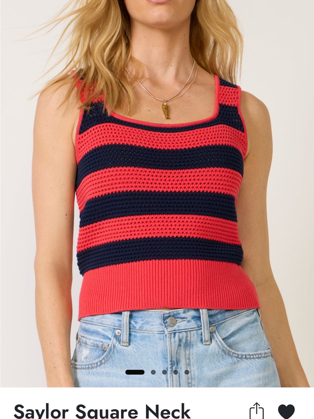 Evereve  Saylor Square Sweater Tank